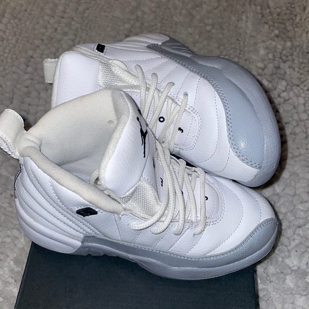 Jordan 12 Retro GP - White/ Black- Wolf Grey - 11C